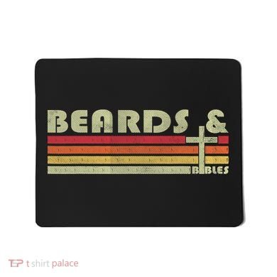 Beards And Bibles Christian Dad  Mousepad