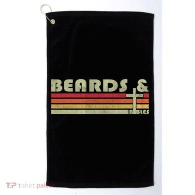 Beards And Bibles Christian Dad  Golf Towel