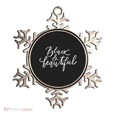 Black And Beautiful Gift Ornament