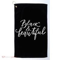 Black And Beautiful Gift Golf Towel thumb 0