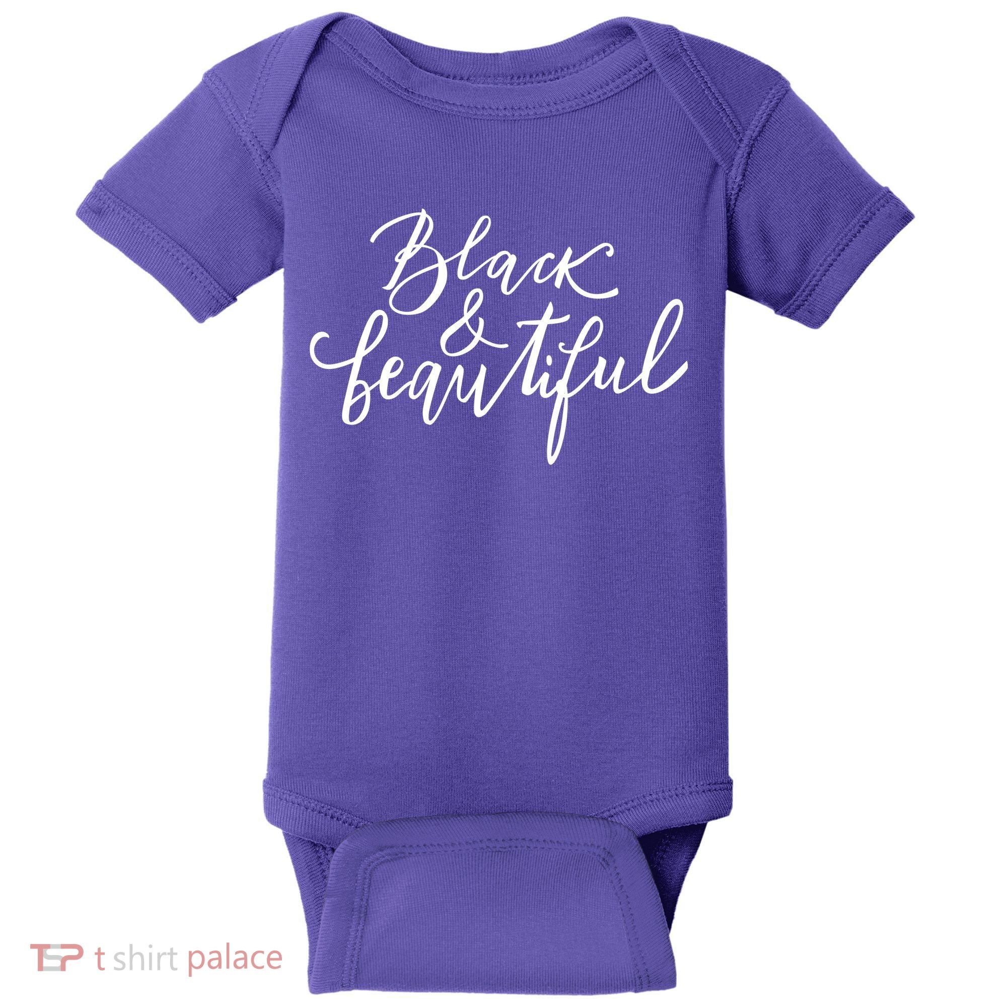 Black And Beautiful Gift Baby Bodysuit