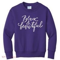 Black And Beautiful Gift Kids Sweatshirt thumb 0