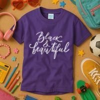 Black And Beautiful Gift Kids T-Shirt thumb 3