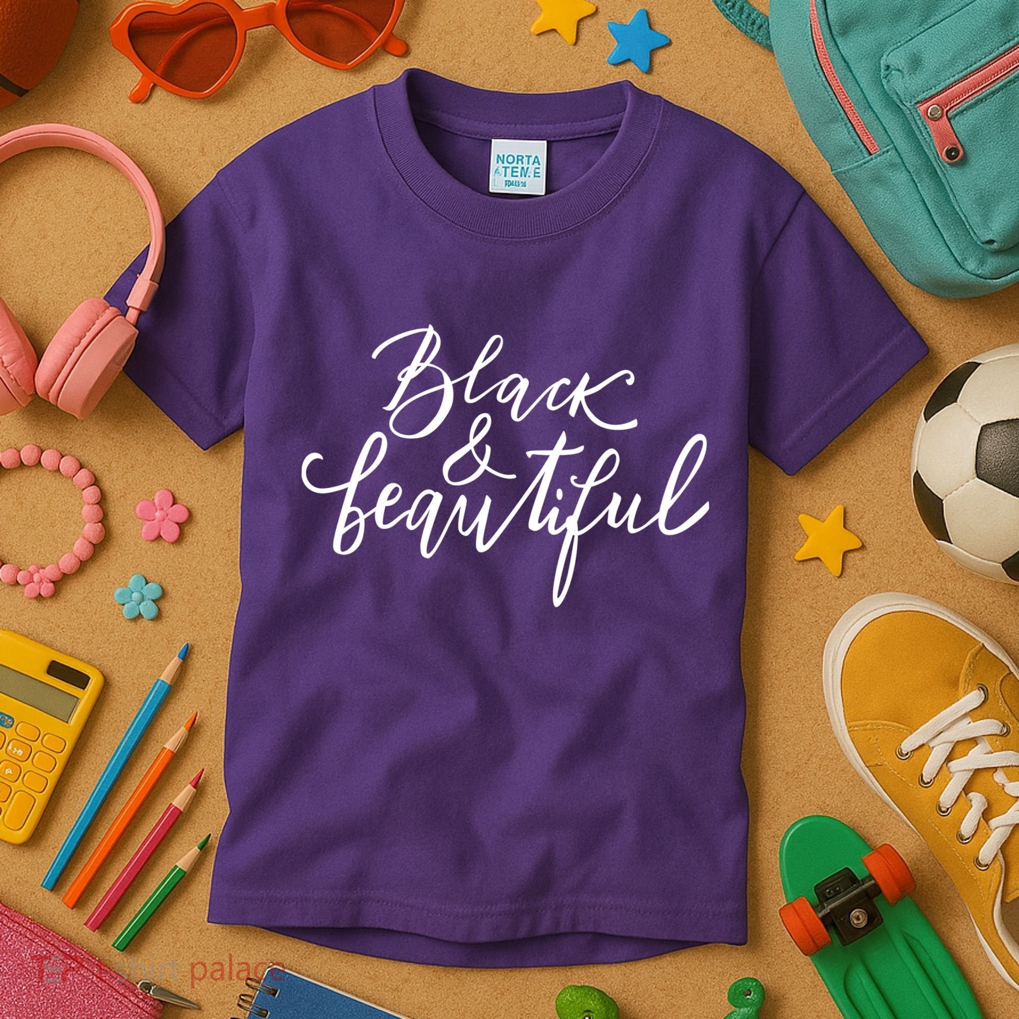Black And Beautiful Gift Kids T-Shirt