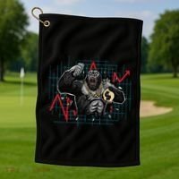 Bitcoin Ape Golf Towel thumb 1