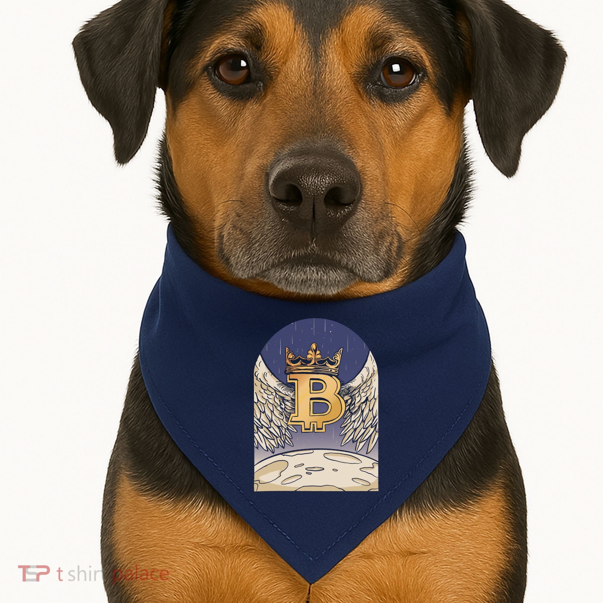 Bitcoin Angel USA-Made Doggie Bandana