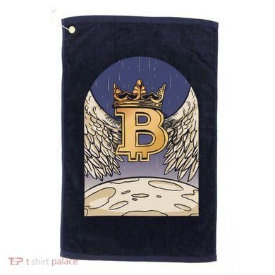 Bitcoin Angel Golf Towel