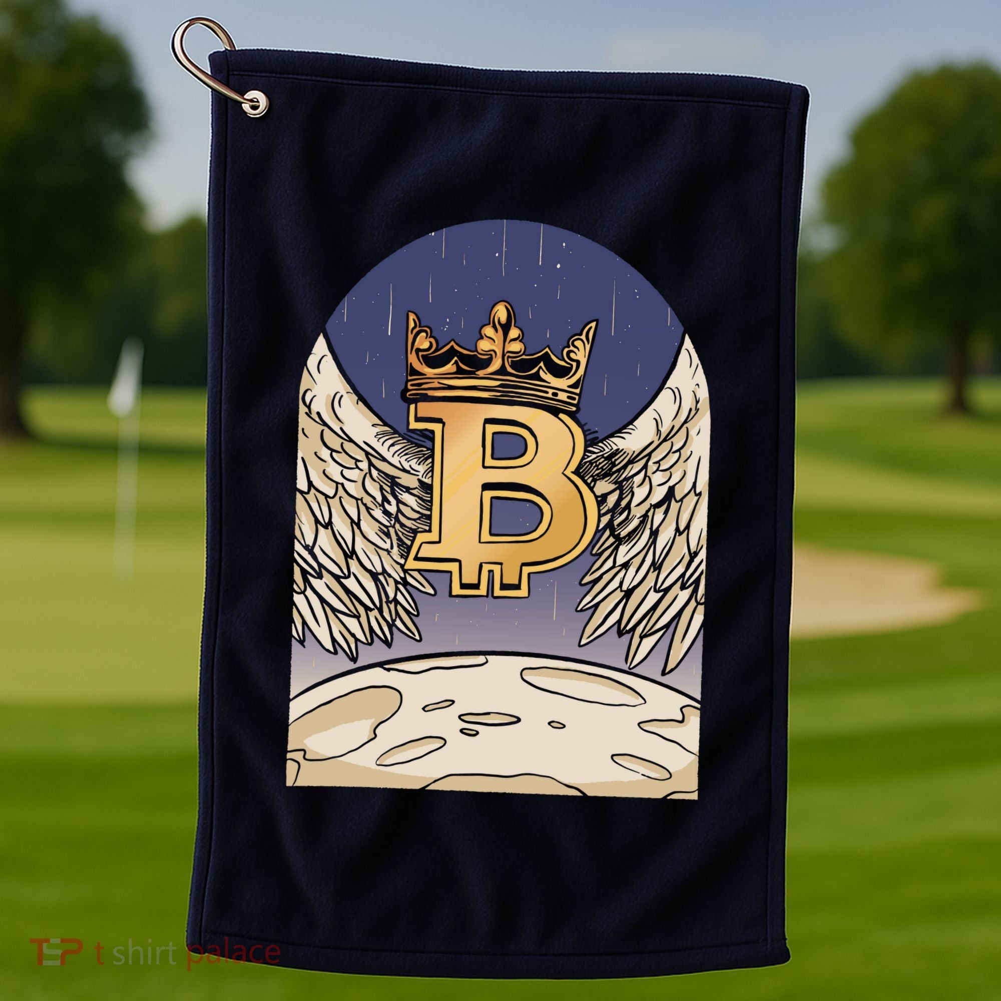 Bitcoin Angel Golf Towel