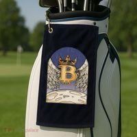 Bitcoin Angel Golf Towel thumb 2