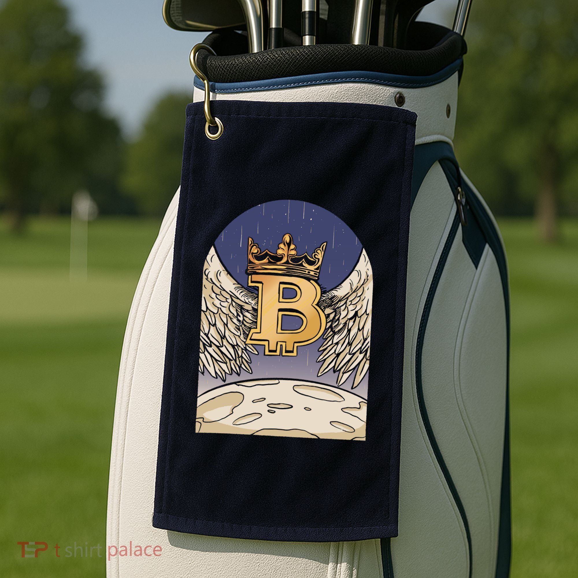 Bitcoin Angel Golf Towel