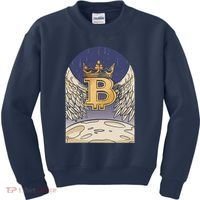 Bitcoin Angel Kids Sweatshirt thumb 0