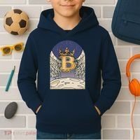 Bitcoin Angel Kids Hoodie thumb 2