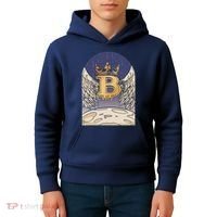 Bitcoin Angel Kids Hoodie thumb 4
