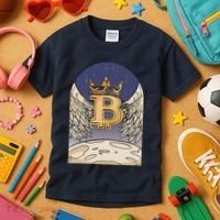 Bitcoin Angel Kids T-Shirt thumb 3