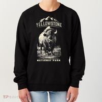 Buffalo American Bison Yellowstone National Park Women's Sweatshirt thumb 0