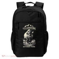 Buffalo American Bison Yellowstone National Park Backpack thumb 0