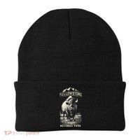 Buffalo American Bison Yellowstone National Park Beanie thumb 0