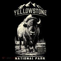 Buffalo American Bison Yellowstone National Park Women's Hoodie thumb 2