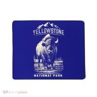 Buffalo American Bison Yellowstone National Park Mousepad thumb 0