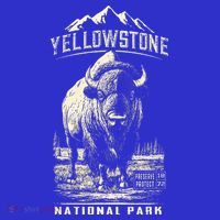 Buffalo American Bison Yellowstone National Park Mousepad thumb 1