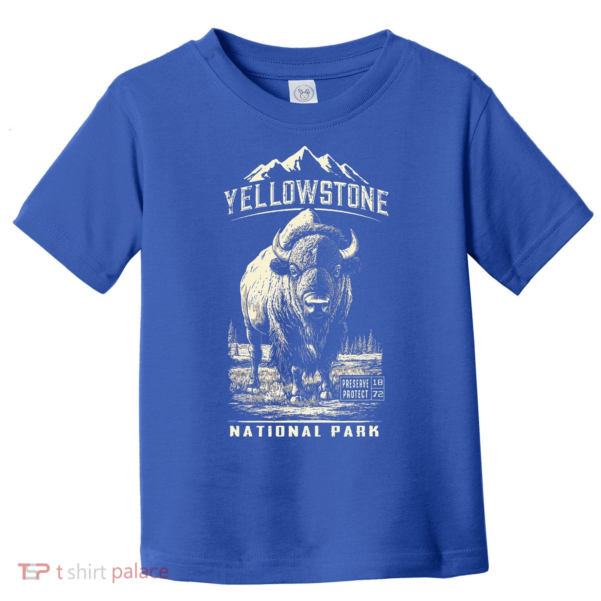 Buffalo American Bison Yellowstone National Park Toddler T-Shirt