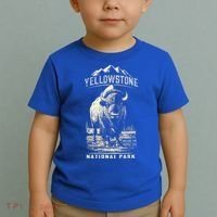 Buffalo American Bison Yellowstone National Park Toddler T-Shirt thumb 2