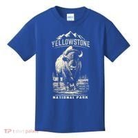 Buffalo American Bison Yellowstone National Park Kids T-Shirt thumb 0