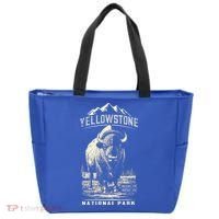 Buffalo American Bison Yellowstone National Park Tote Bag thumb 0