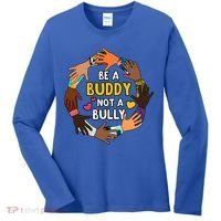 Be A Buddy Not A Bully Anti Bullying Women's Long Sleeve Shirt thumb 0