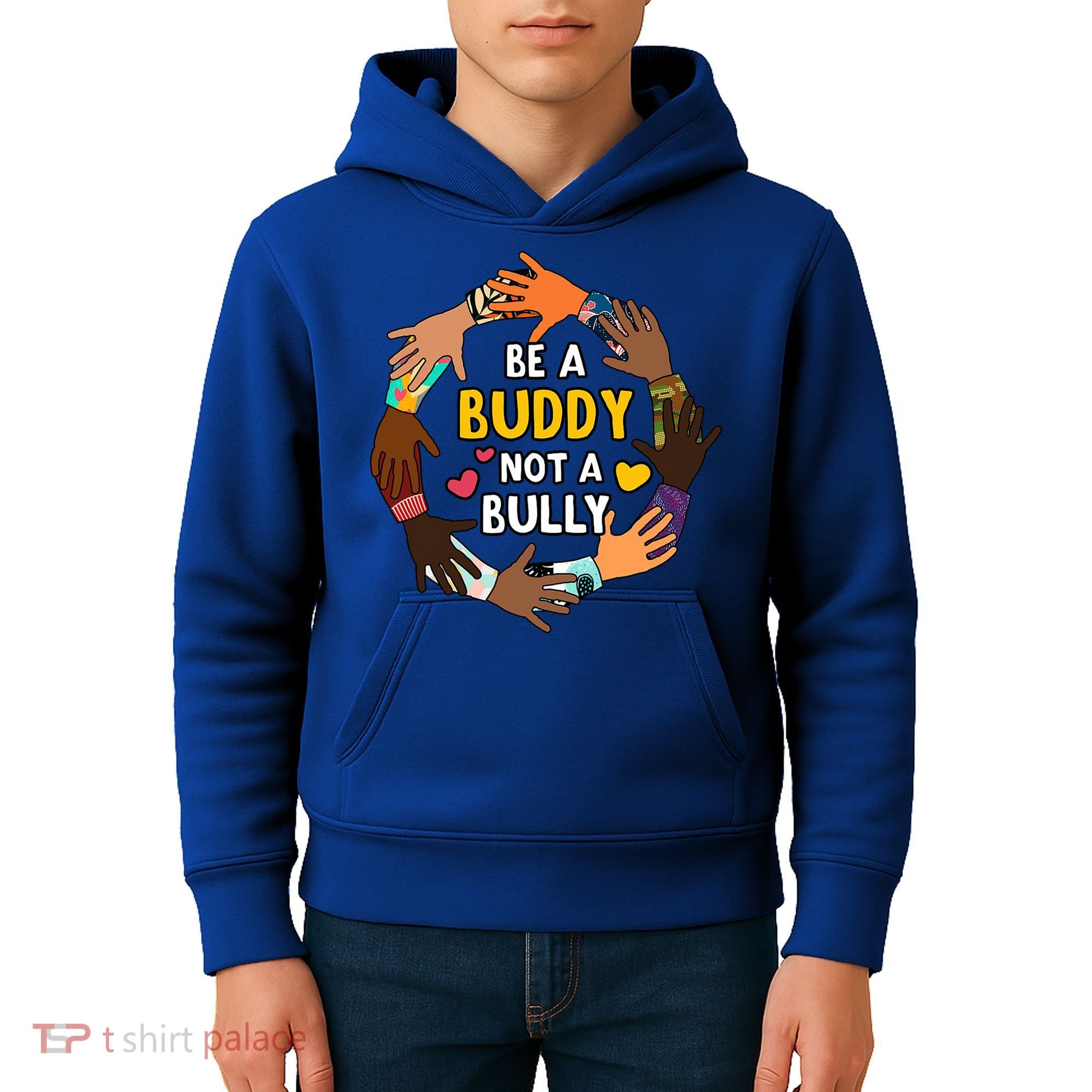 Be A Buddy Not A Bully Anti Bullying Kids Hoodie