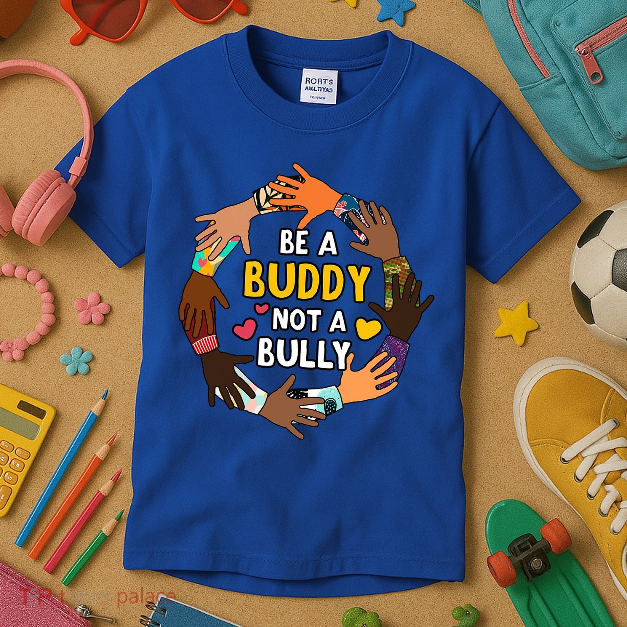 Be A Buddy Not A Bully Anti Bullying Kids T-Shirt