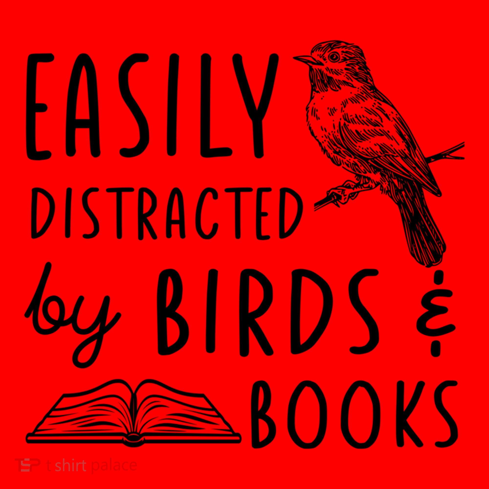 Bird And Book Lovers Easily Distracted By Birds And Books Great Gift Santa Hat