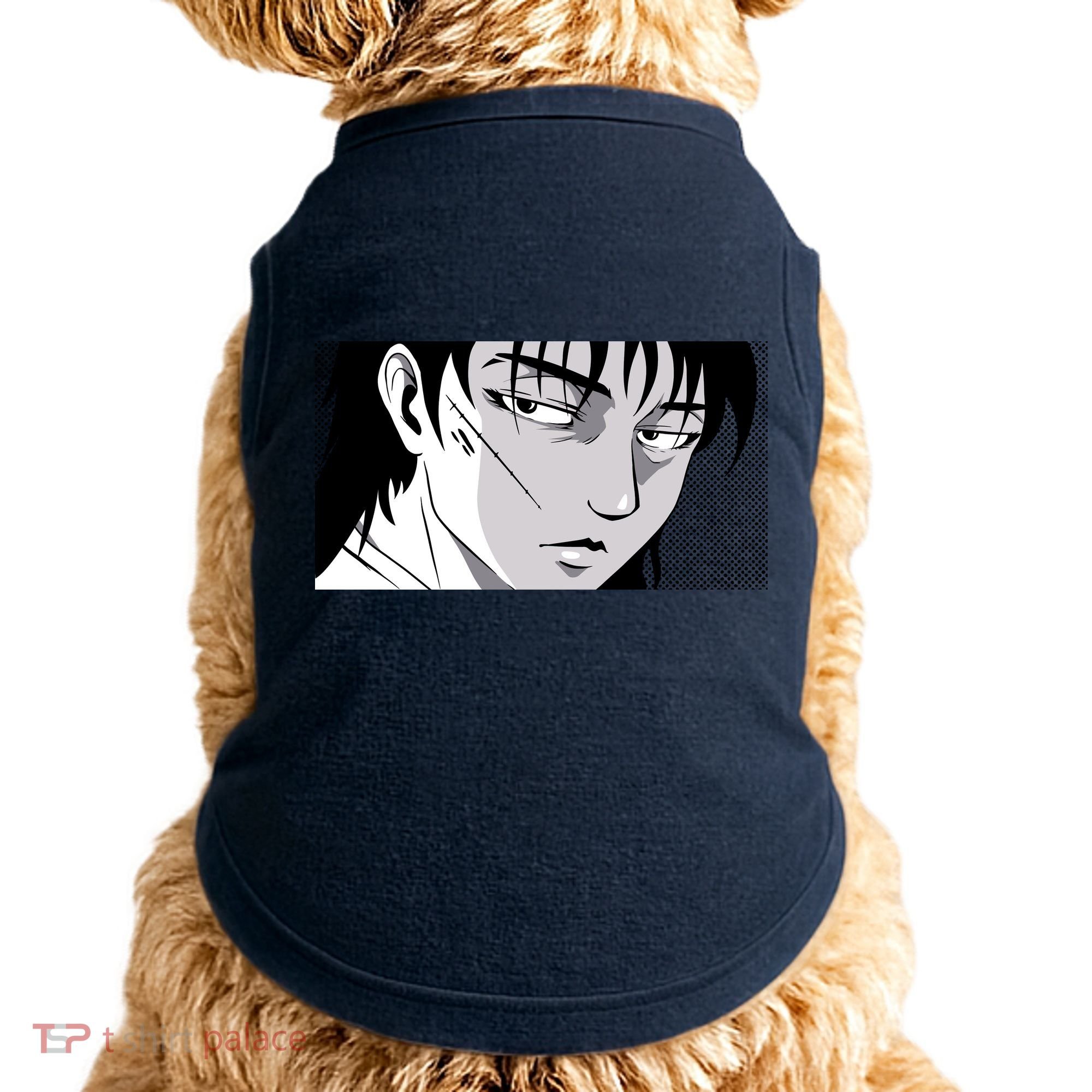 Badass Anime Boy Doggie Tank