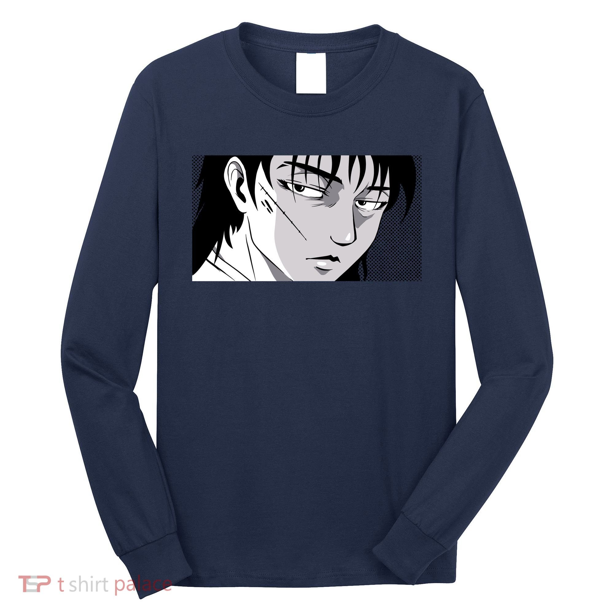 Badass Anime Boy Long Sleeve Shirt
