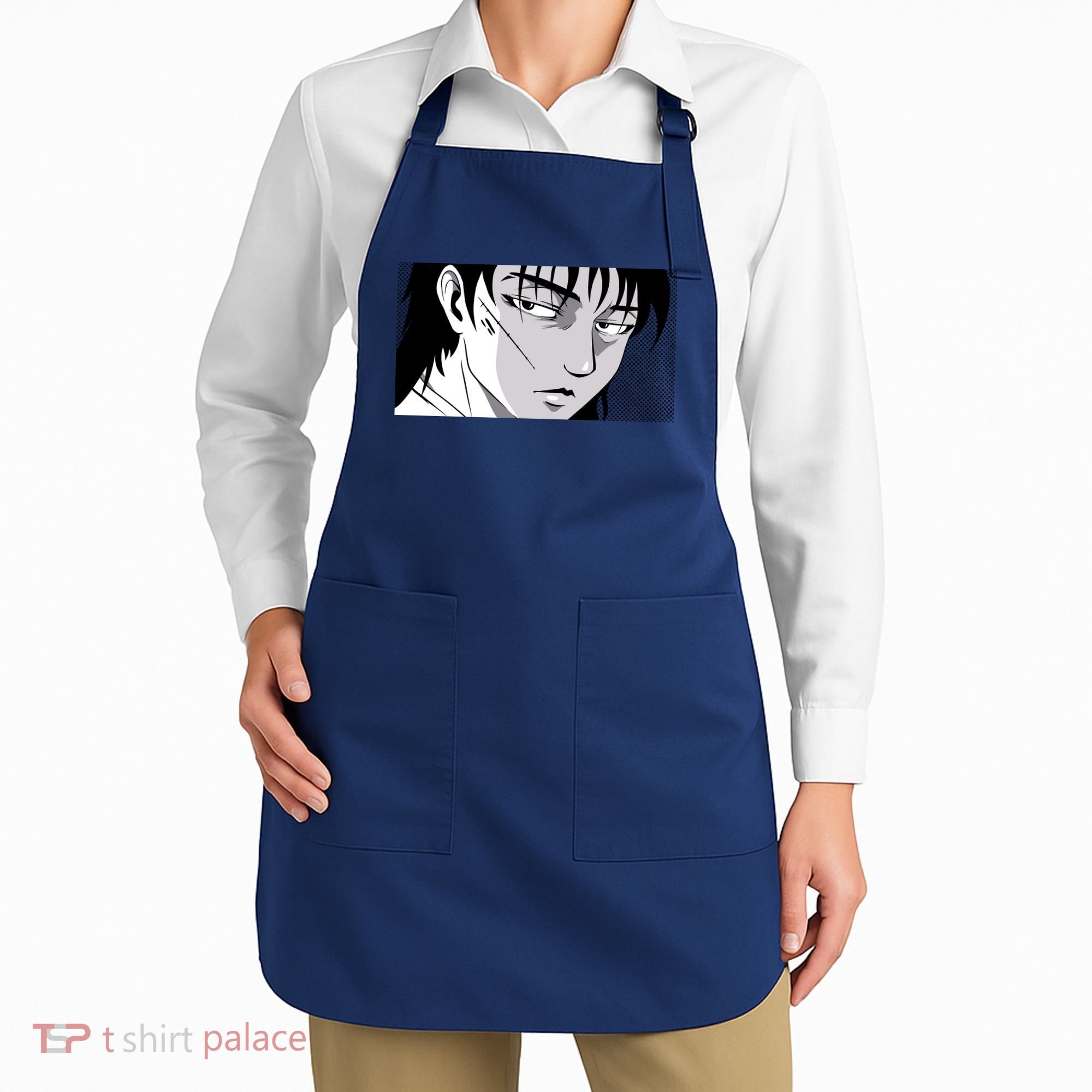 Badass Anime Boy Apron