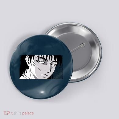 Badass Anime Boy Button