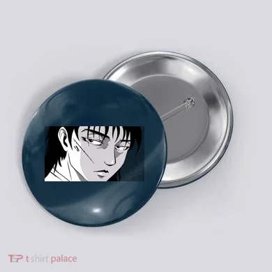Badass Anime Boy Button