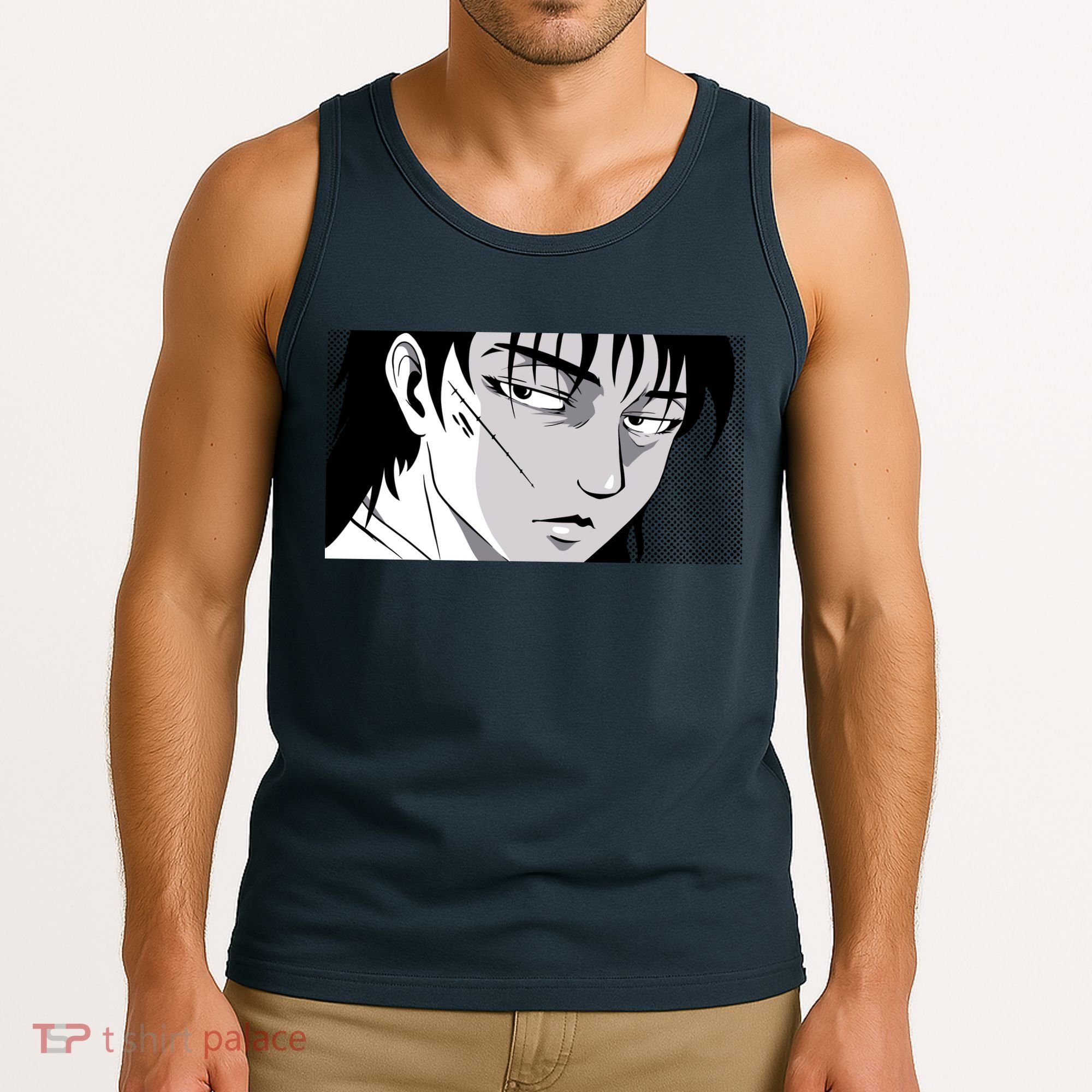 Badass Anime Boy Tank Top