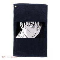 Badass Anime Boy Golf Towel thumb 0