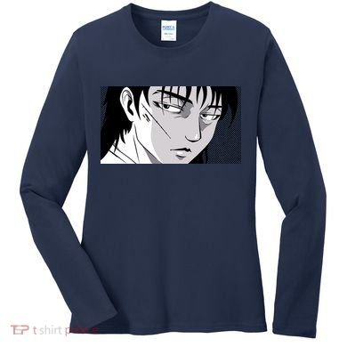 Badass Anime Boy Women's Long Sleeve Shirt