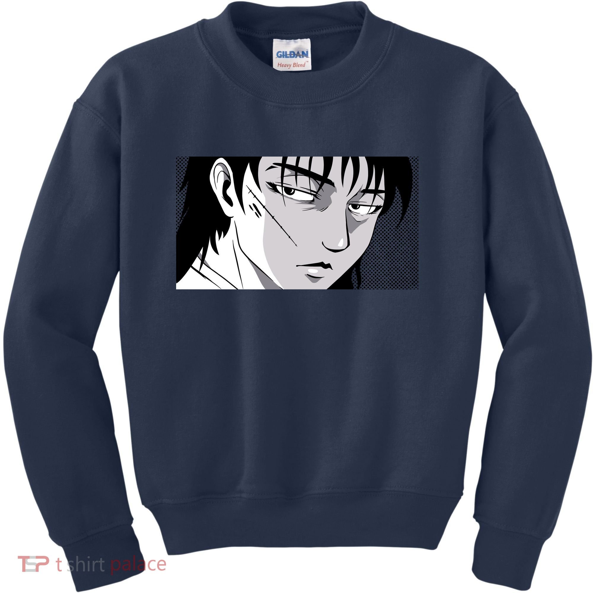 Badass Anime Boy Kids Sweatshirt