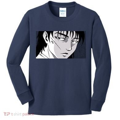 Badass Anime Boy Kids Long Sleeve Shirt