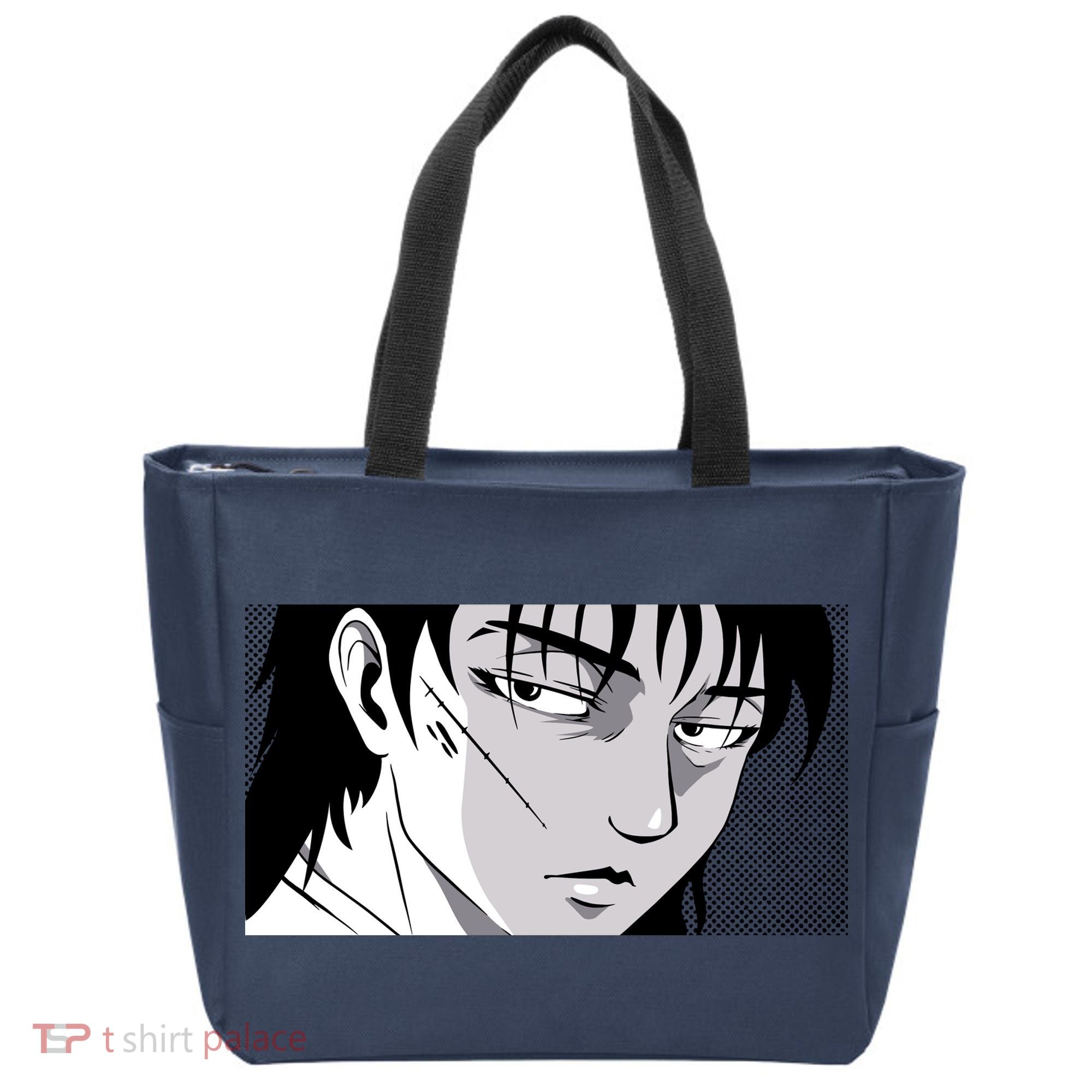 Badass Anime Boy Tote Bag