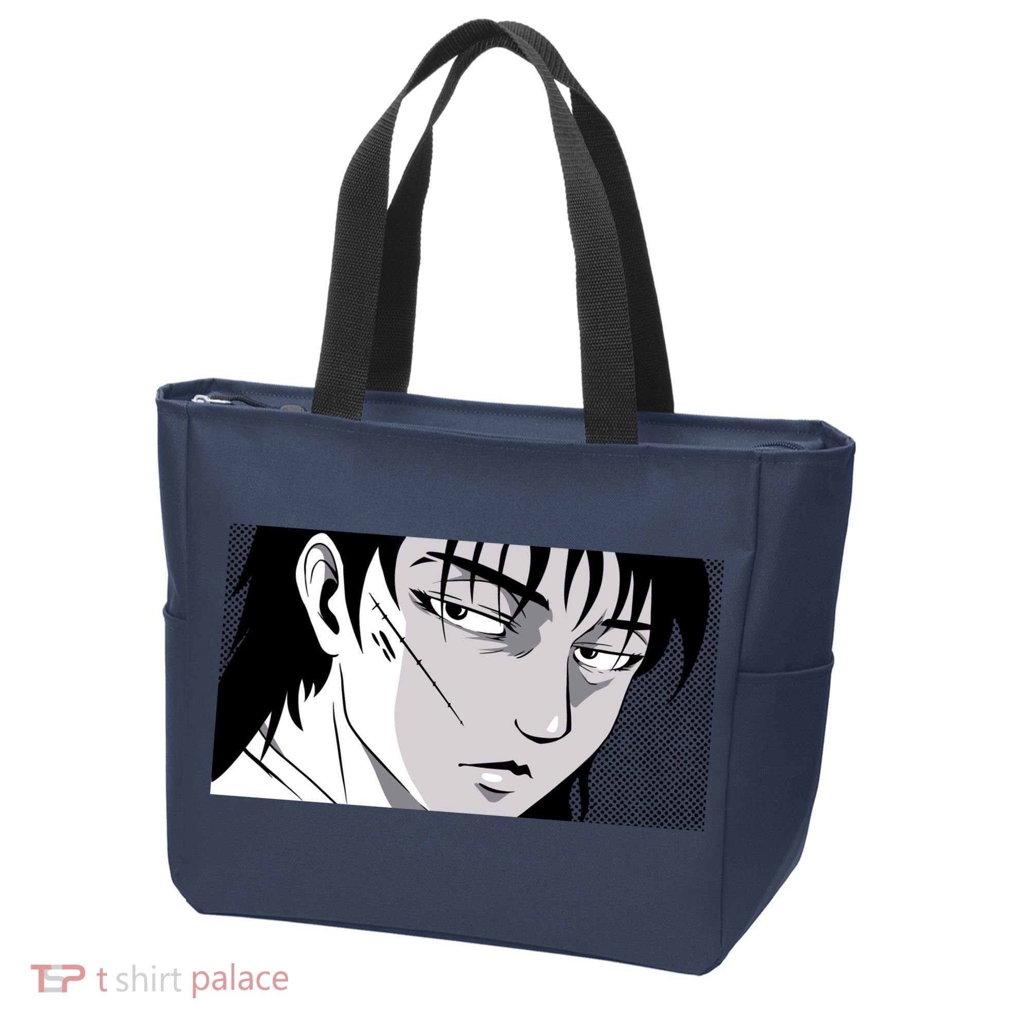 Badass Anime Boy Tote Bag