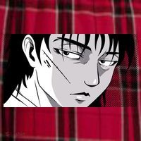 Badass Anime Boy Men's Flannel Plaid Pajama Pants thumb 2