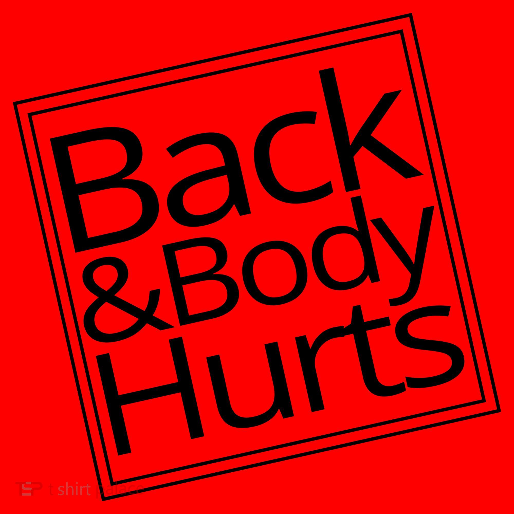 Back And Body Hurts Santa Hat