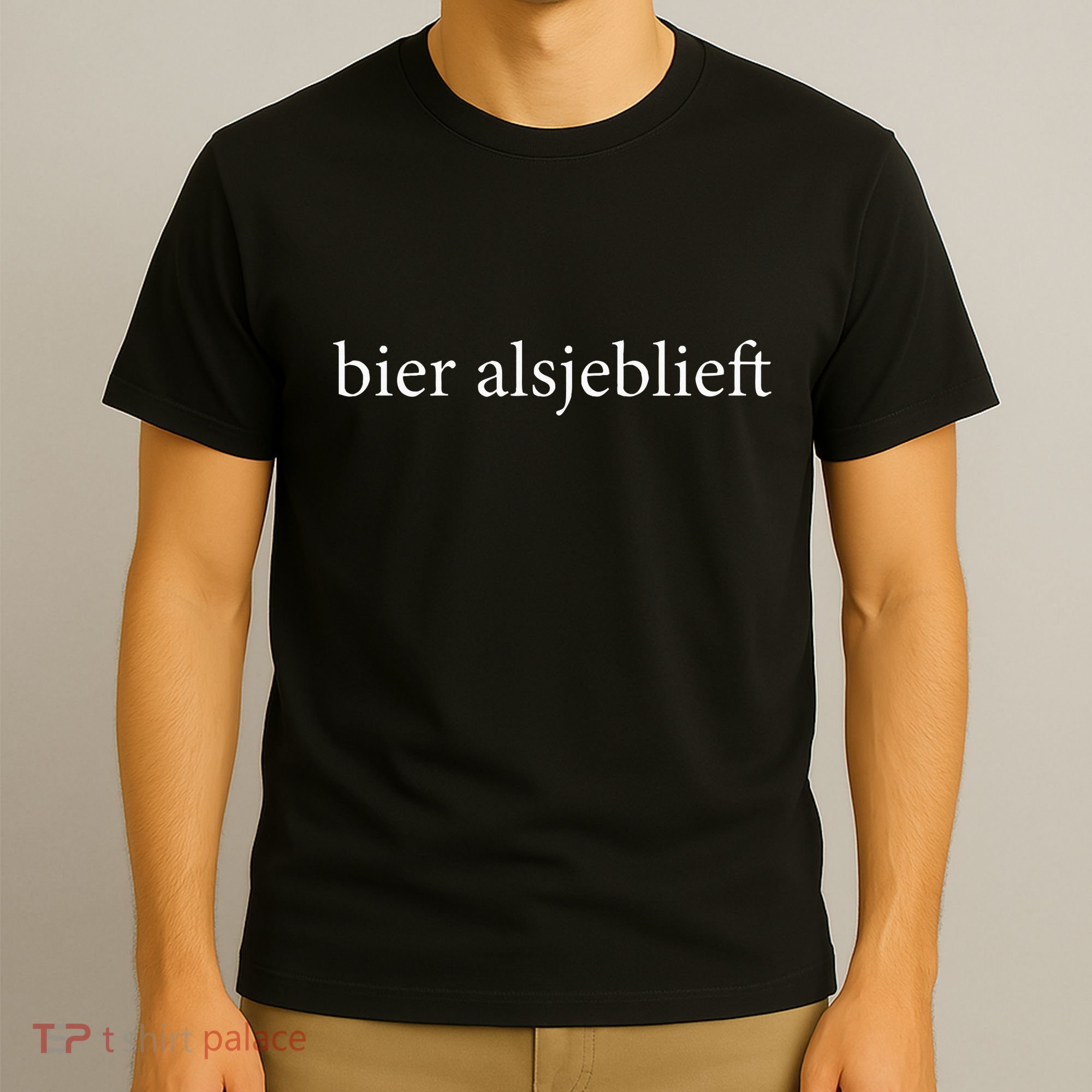 Bier Alsjeblieft Beer Please Dutch Language Vacation T-Shirt