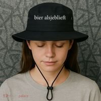 Bier Alsjeblieft Beer Please Dutch Language Vacation Bucket Hat thumb 3