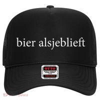 Bier Alsjeblieft Beer Please Dutch Language Vacation Hat thumb 0