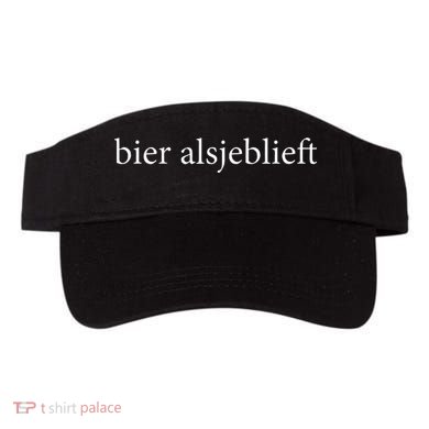 Bier Alsjeblieft Beer Please Dutch Language Vacation Visor